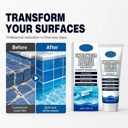 🌟✨ Underwater Pool Tile Adhesive – High Strength Waterproof Repair Glue for Pools