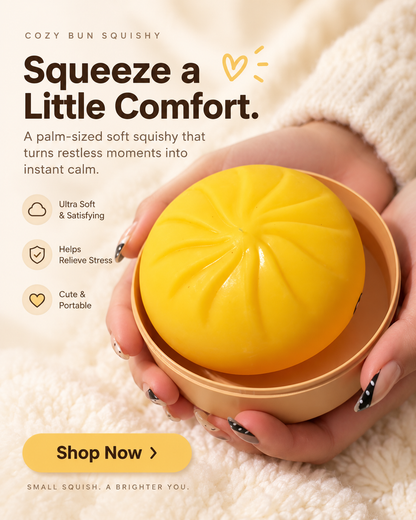 💛 SqueezeJoy™ – The Little Stress Relief Buddy ⭐