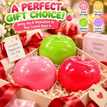 🍎 Color-Changing Apple Squishy – Squeeze & Smile!
