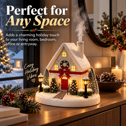 MerryCottage™ – Christmas Village LED Mist Humidifier