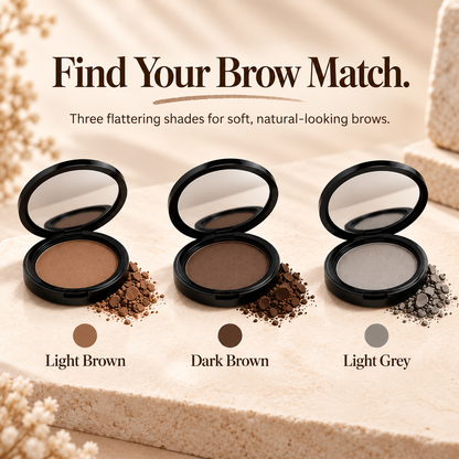 Waterproof Eyebrow Stamp & Shaping Kit – Natural Full Brow Powder