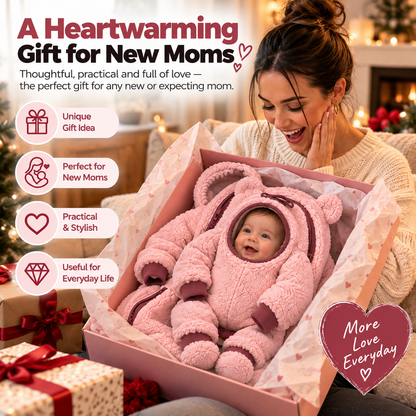 CuddleNest™ – Mom & Baby Cozy Sherpa Hoodie