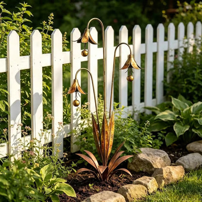🔥 Limited-Time Offer! Blue Bellflower Garden Stakes – A Charming Melody for Your Outdoor Space
