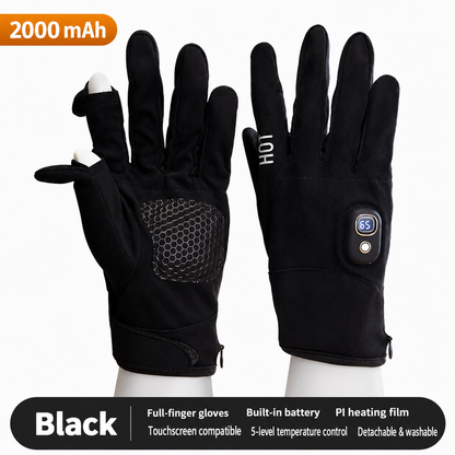 🔥 HeatCore™ Rechargeable Heated Gloves – 3-Mode Smart Heating & Touchscreen Winter Gloves