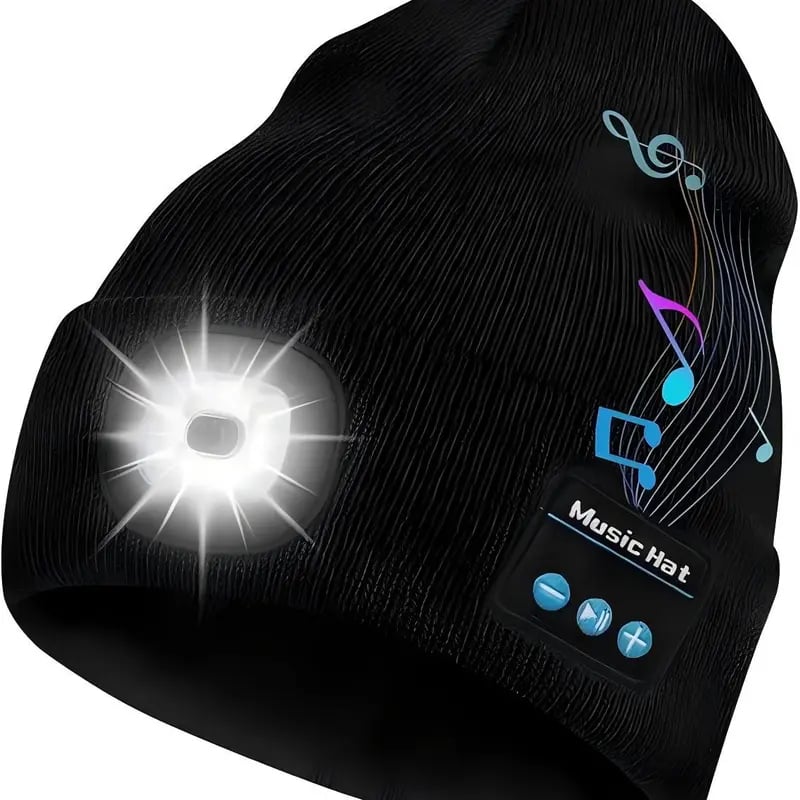 Bluetooth LED Beanie Hat