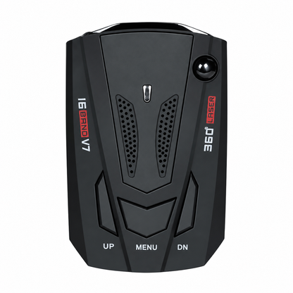 🚗V7 Multi-Band Radar Alert Detector – Voice & LED Alerts with City/Highway Modes