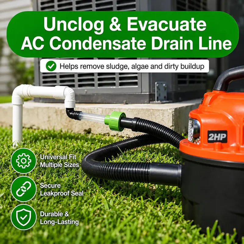 Clear-view AC drain line cleaner adapter - product image 5