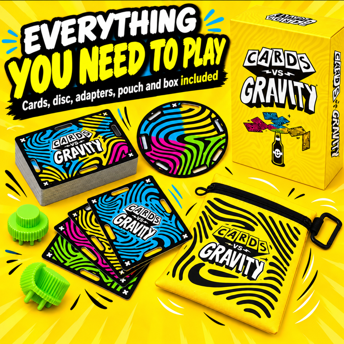🔥 50% OFF Today! Cards vs Gravity – Waterproof Card Balancing Game for Parties & Travel