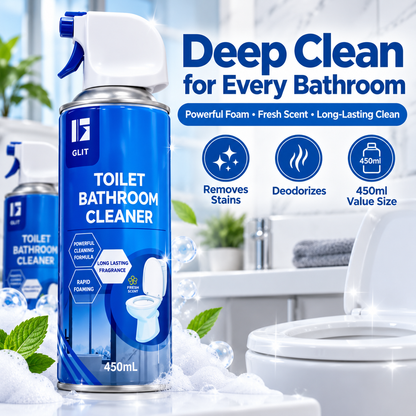 🚿 FoamBlitz™ Toilet & Bathroom Cleaner – Powerful Foaming Spray for Deep Cleaning & Freshness