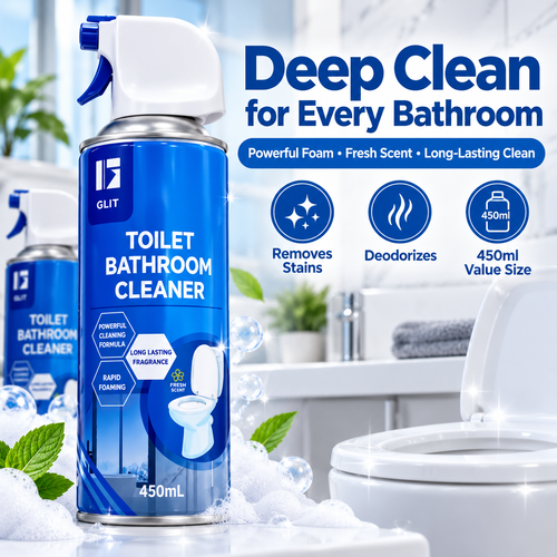 🚿 FoamBlitz™ Toilet & Bathroom Cleaner – Powerful Foaming Spray for Deep Cleaning & Freshness