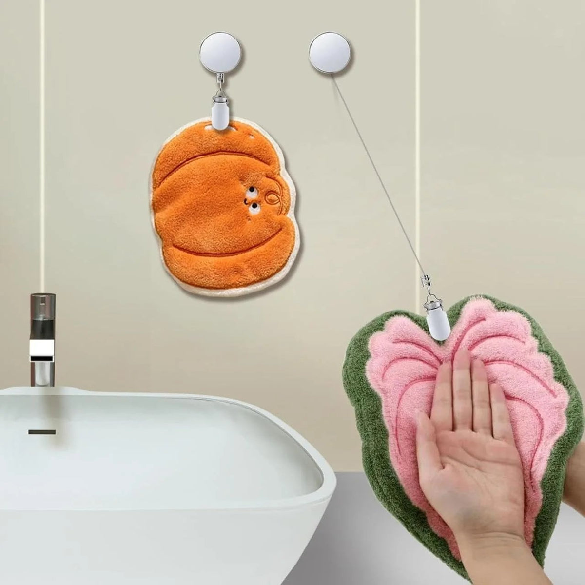 🎉 Retractable Towel Holder Clips