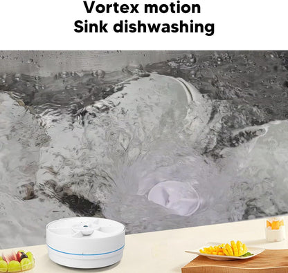 Portable Ultrasonic Washer for Dishes & Laundry