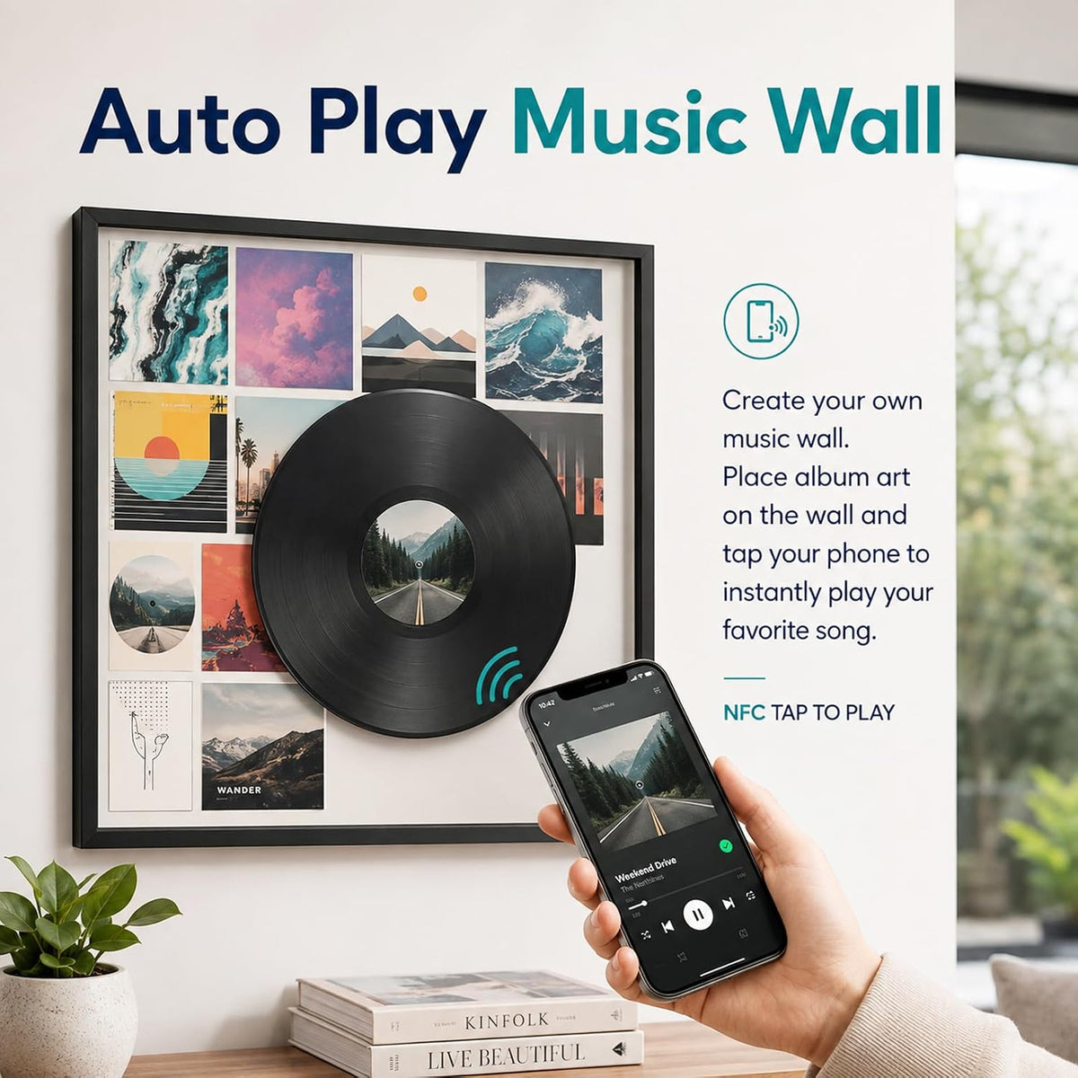 60pcs NFC Tag Sticker, Ntag213 NFC Programmable NFC tag 144 Byte label, compatible with all NFC enabled smartphones