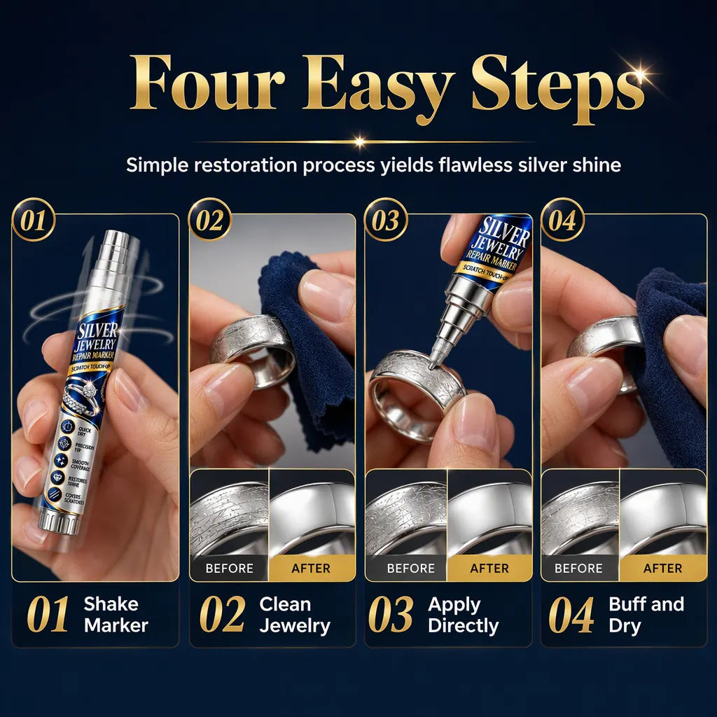 Silver-tone jewelry touch-up pen - original product image 8