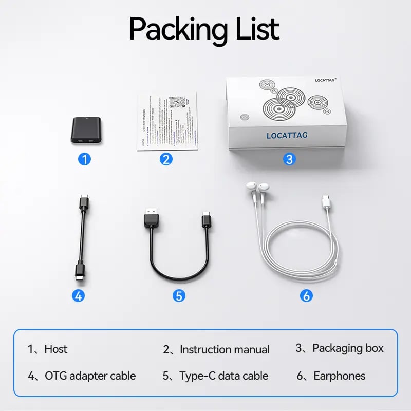 🎉 Mini Magnetic Voice Recorder One-Touch Recording