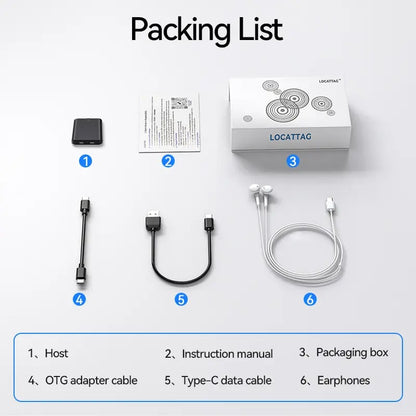 🎉 Mini Magnetic Voice Recorder One-Touch Recording