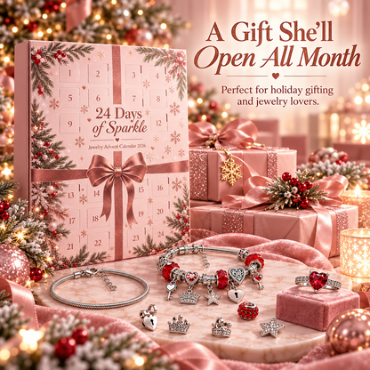 💖 24 Days of Sparkle – Luxury Jewelry Advent Calendar & Christmas Gift for Her
