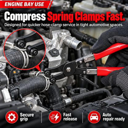 🔧 5-Piece Hose Clamp Pliers Set – Automotive Hose Clamp Removal Tool Kit