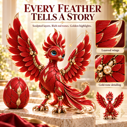 🔥 PhoenixGlow™ Transforming Phoenix Egg – 2-in-1 Magical Firebird Figure