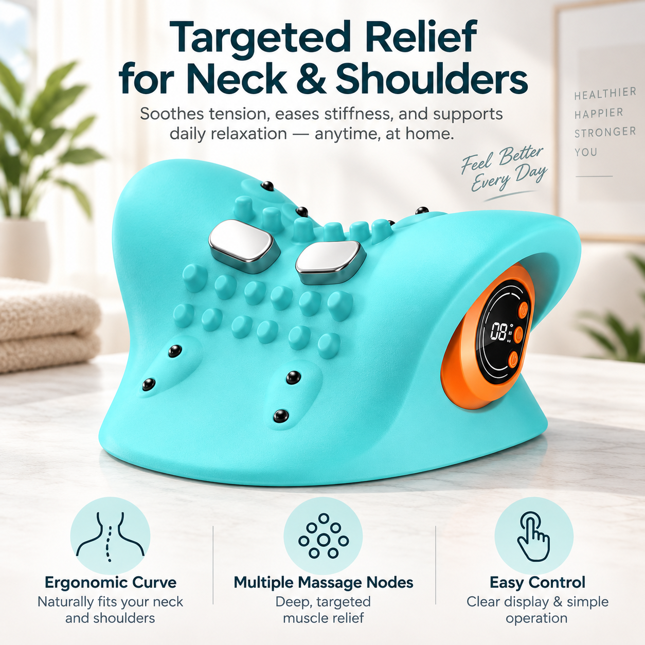 NeckEase Pro™ Smart Neck Massager ⭐⭐⭐⭐⭐