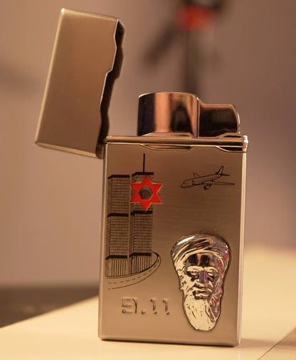 Premium Stainless Steel Flip‑Top Lighter – Collectible Design