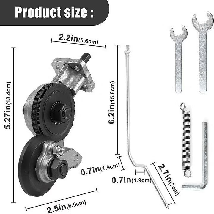 Sheet metal cutter drill attachment - product image 8