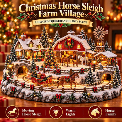 🤠 Highland Cow Christmas Farm Village – Lighted Farmhouse Holiday Décor 🎄✨
