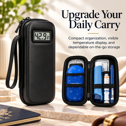 🔥Insulin Cooler Travel Case with Temperature Display