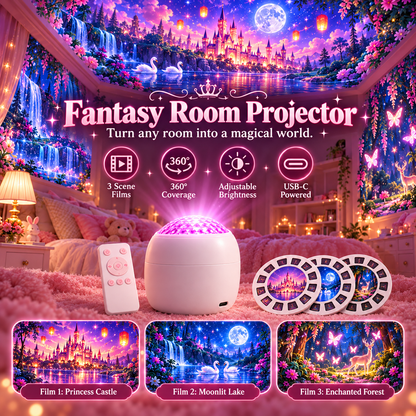 🌙 LunaDream™ Galaxy Projector – A Magical Night Sky Experience for Kids