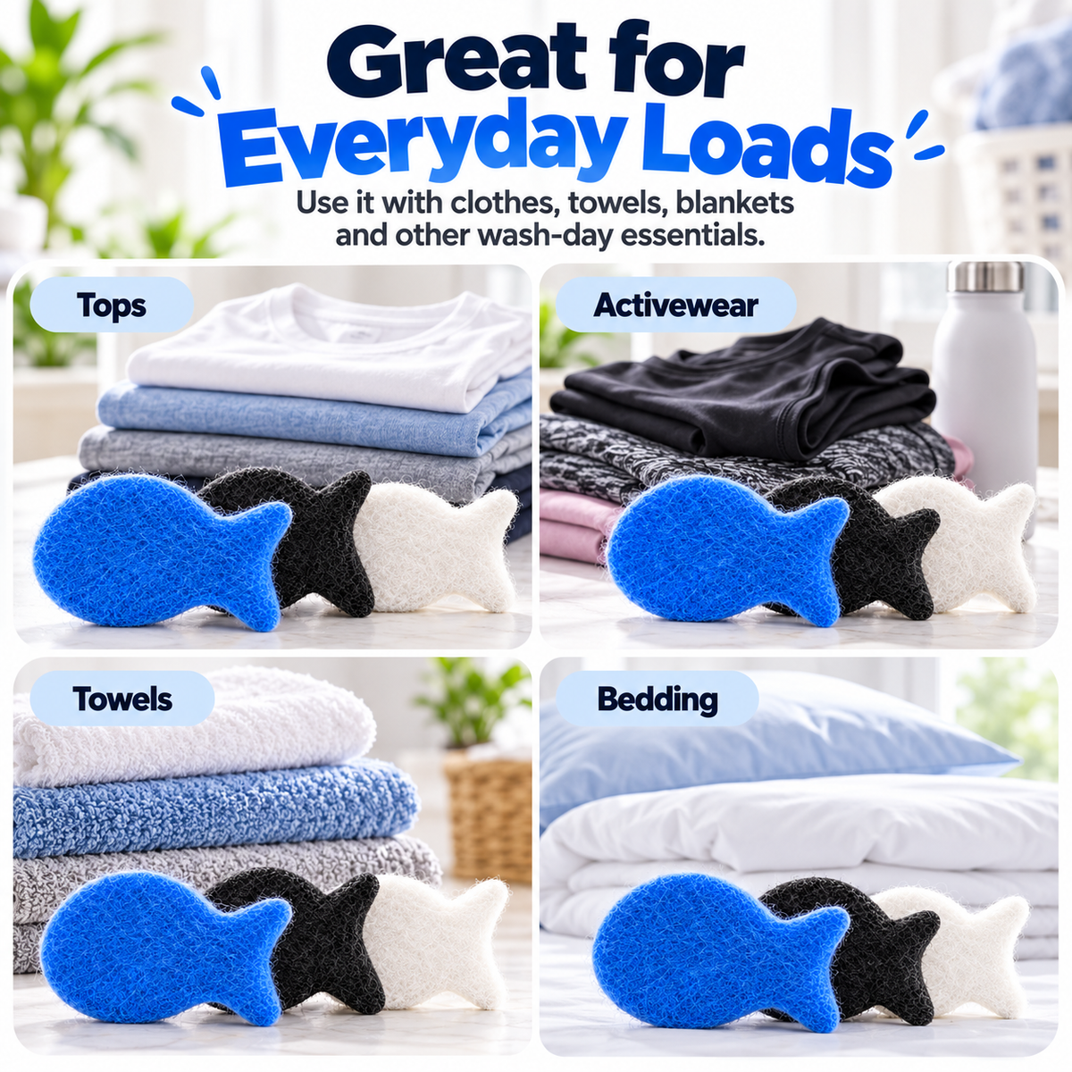 🐾 FurFish™ – Reusable Laundry Pet Hair Remover