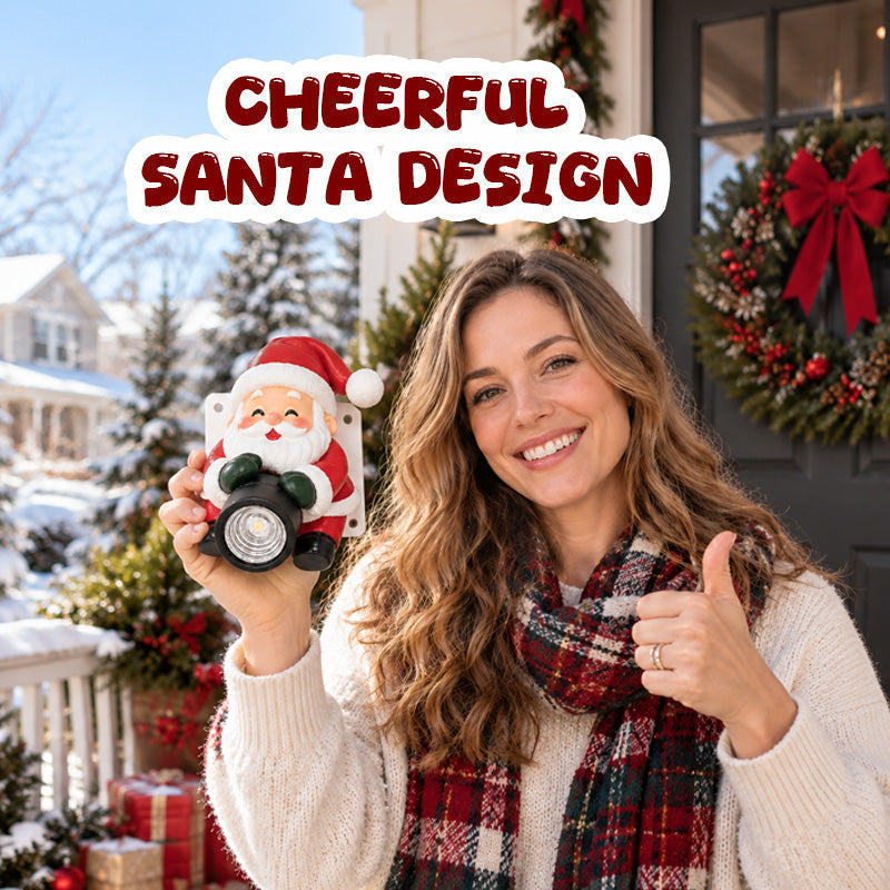 🔥HOT SALE🎅💡 Santa Christmas Welcome Projector – Festive Holiday Doorway Light with Remote Control ✨