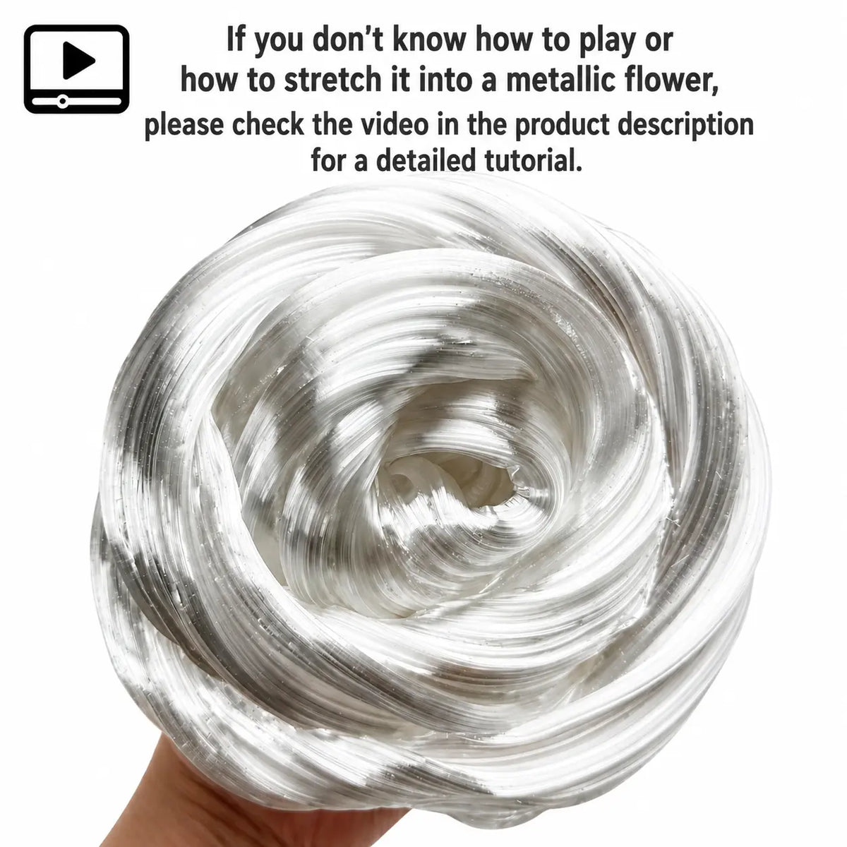 Metallic Glass-Like Slime - Ultra Shiny Stretchy Non-Sticky Sensory Putty with DIY Color Pigments