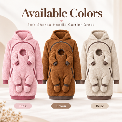 CuddleNest™ – Mom & Baby Cozy Sherpa Hoodie