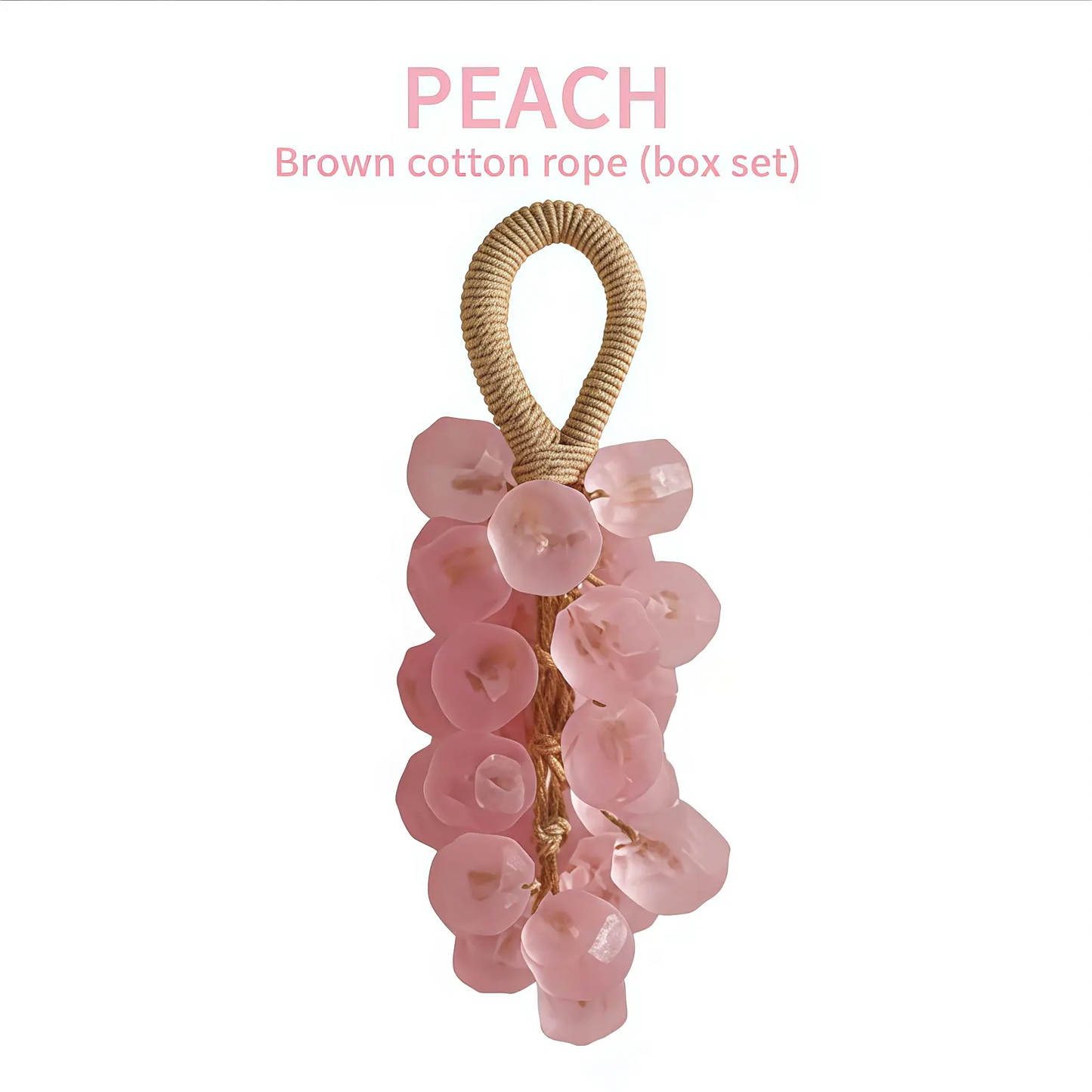 Handmade Grape Soap On a Rope - Natural Gentle Plant-Based Cleanser, Decorative Interesting Shape, Daily Body Care for Adults, Ideal Gift