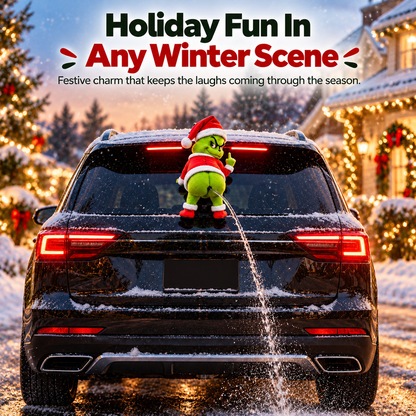 🎄 Funny Christmas Car Wiper Decoration – Holiday Mischief Ornament 🚗🎅