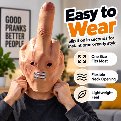 🔥 FlipFace™ Funny Gesture Prank Mask