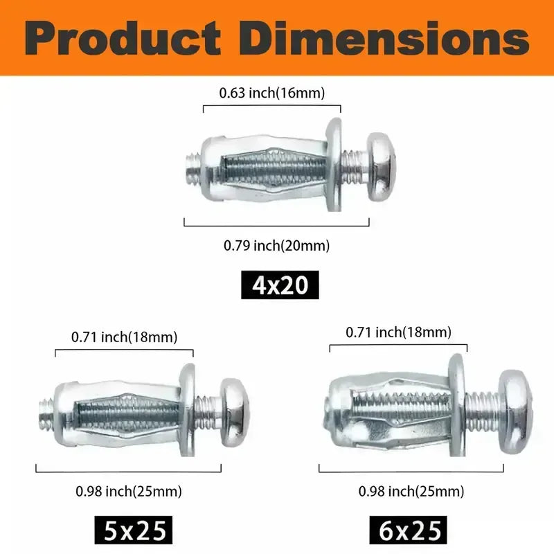 🔩 GripLock™ Petal Rivet Nut Set – Heavy-Duty Expansion Locking Nuts for Fast & Secure Repairs