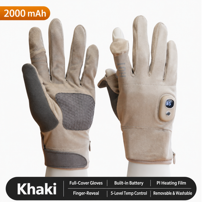 🔥 HeatCore™ Rechargeable Heated Gloves – 3-Mode Smart Heating & Touchscreen Winter Gloves
