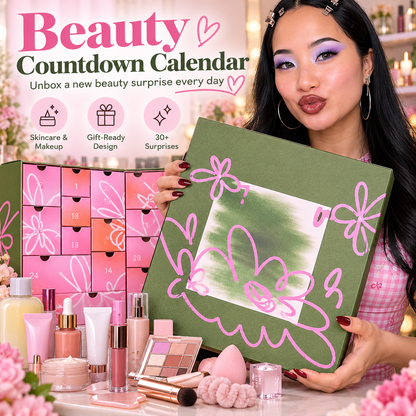 💄 BlushBloom™ Beauty Advent Calendar – Makeup & Skincare Surprise Gift Box