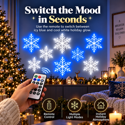 ❄️LEDSnowflake Wall Set