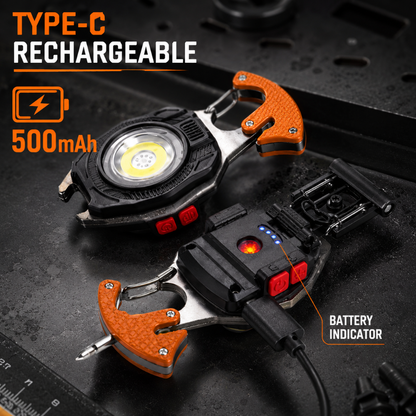 💡 8-in-1 Multifunctional Keychain 🔦🌈