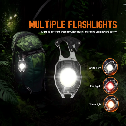 💡 8-in-1 Multifunctional Keychain 🔦🌈