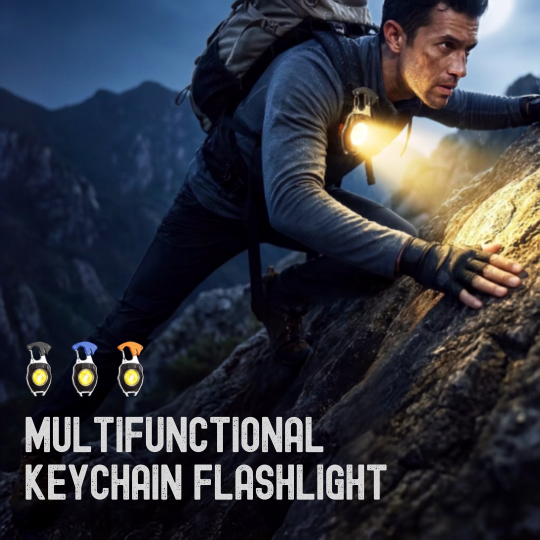 💡 8-in-1 Multifunctional Keychain 🔦🌈