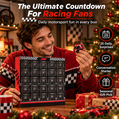 🏁 RaceGrid™ 25-Day Formula Racing Advent Calendar – Ultimate Christmas Countdown for Racing Fans