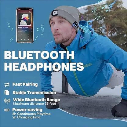 Bluetooth LED Beanie Hat