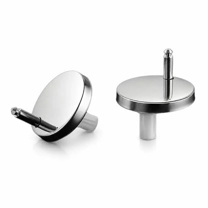 2 Counts Universal Toilet Seat Expansion Screw Bolts, Thickened Stainless Steel, Easy Top-Mount Installation for Loose Toilet Seats,sohochic