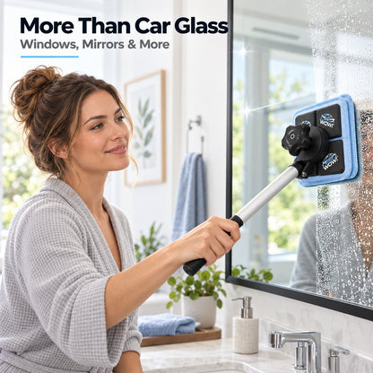 Dual Magnetic Windshield Cleaner Kit – Auto Glass Cleaning Tool