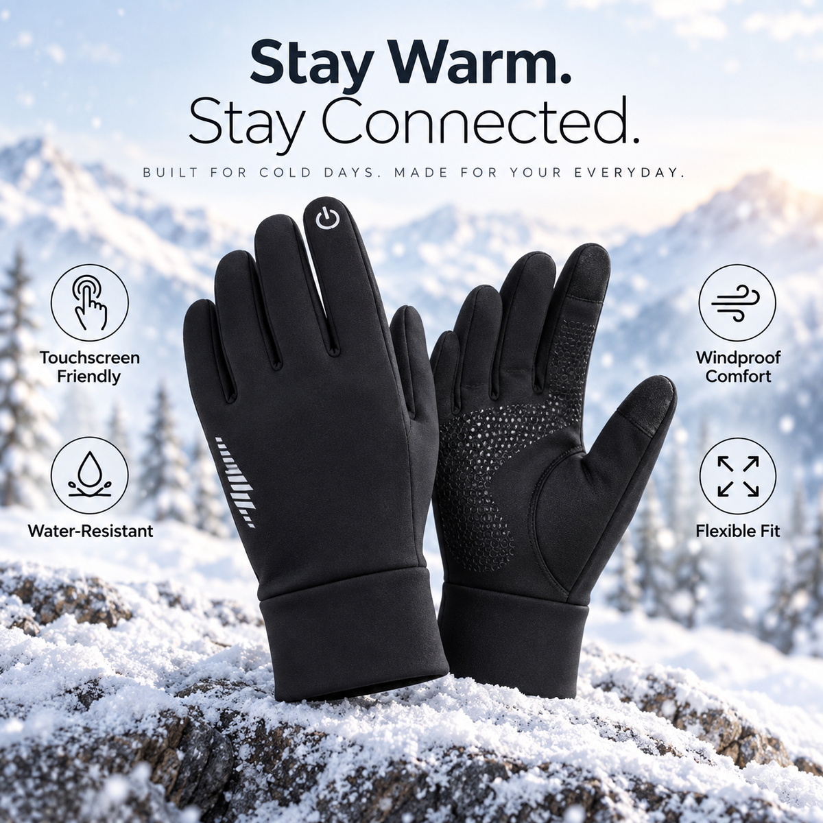 🖐️ Never Freeze Your Fingers Again! Meet the All-Season Touchscreen Gloves ❄️