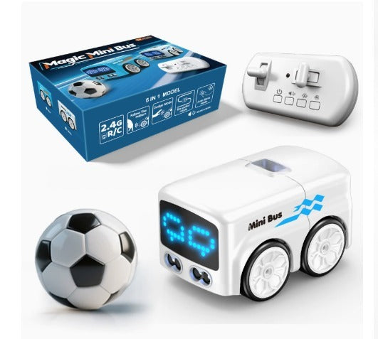 ⚽ MagicMini™ Remote Control Soccer Bus – Rechargeable LED Mini RC Toy