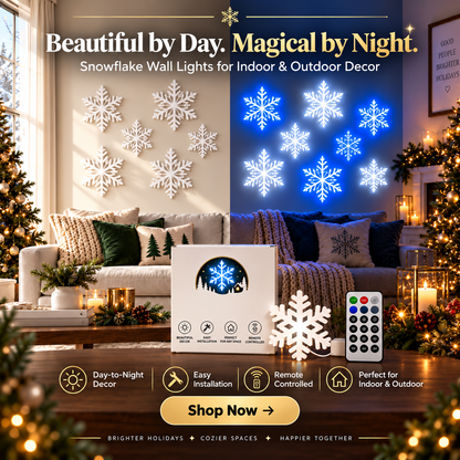 ❄️LEDSnowflake Wall Set